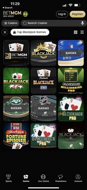 Inside a luxury casino representing BetMGM Casino